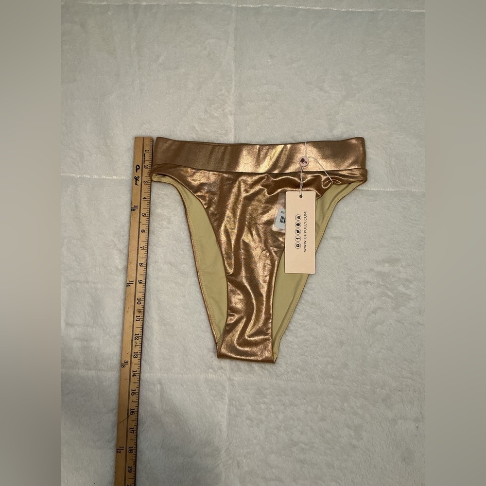 Oh Polly Gold Bikini Bottom - Picture 2 of 9